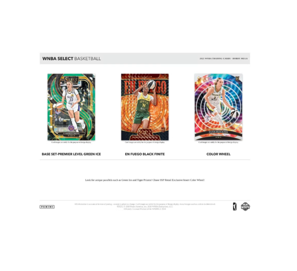 2025PaniniSelectWNBABasketballHobbyMegaBox_PinkIcePrizm_s_3 2025 Panini Select WNBA Basketball Hobby Mega 20-Box Case (Pink Ice Prizm's)