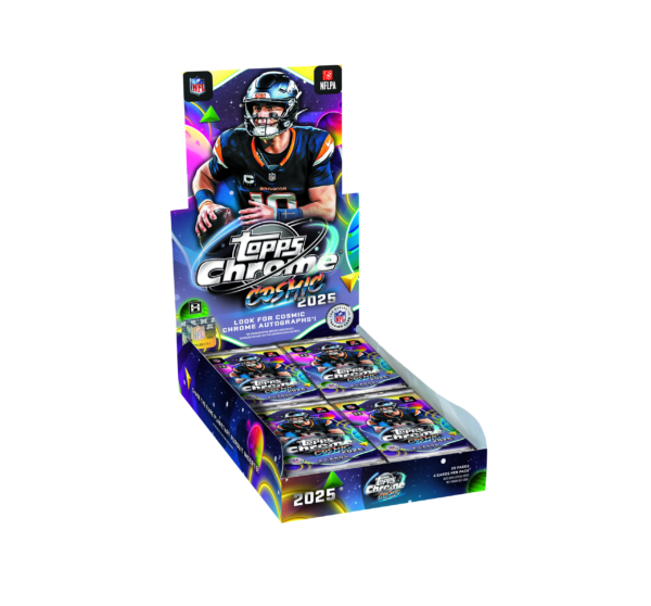 2025ToppsCosmicChromeFootballHobbyBox1 2025 Topps Cosmic Chrome Football Hobby Box