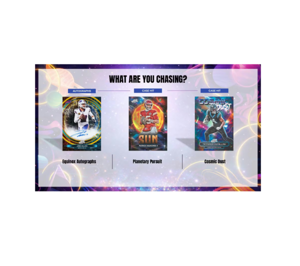 2025ToppsCosmicChromeFootballHobbyBox5 2025 Topps Cosmic Chrome Football Hobby Box