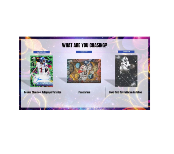 2025ToppsCosmicChromeFootballHobbyBox6 2025 Topps Cosmic Chrome Football Hobby Box