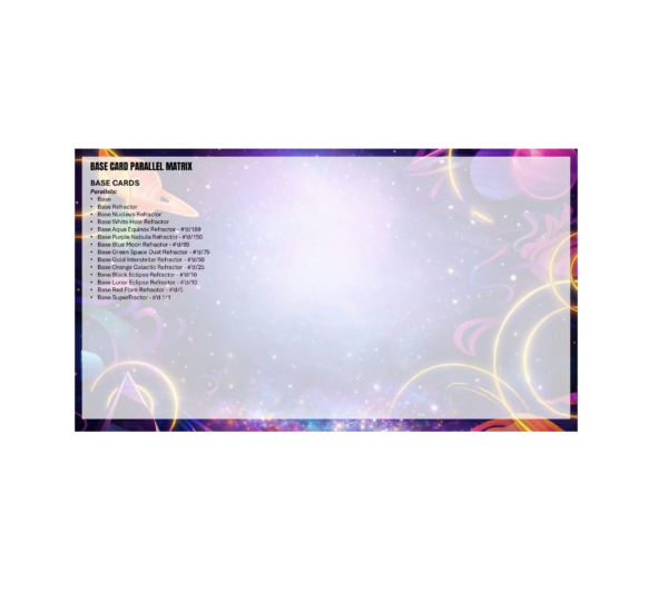 2025ToppsCosmicChromeFootballHobbyBox7 2025 Topps Cosmic Chrome Football Hobby Box