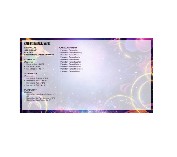 2025ToppsCosmicChromeFootballHobbyBox8 2025 Topps Cosmic Chrome Football Hobby Box