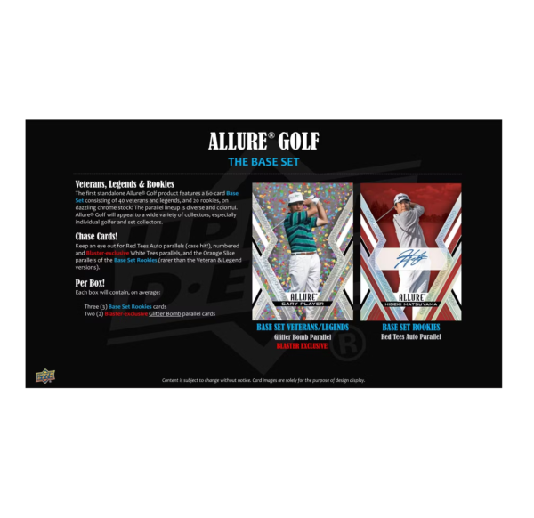 2026UpperDeckAllureGolfBlasterBox3 2026 Upper Deck Allure Golf Blaster 20-Box Case
