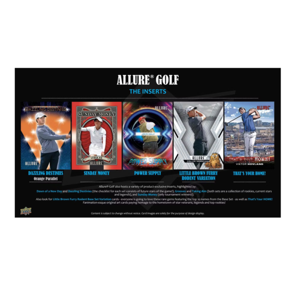 2026UpperDeckAllureGolfBlasterBox6 2026 Upper Deck Allure Golf Blaster 20-Box Case