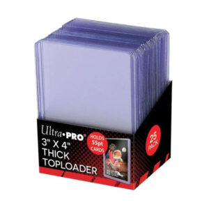 25ct-three-by-four-thick-toploaders Ultra Pro 3x4 Thick 55pt Toploaders (25ct)