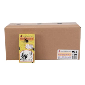 2026 Historic Autographs Retrograph 4 Baseball Hobby 20-Box Case (Presell)