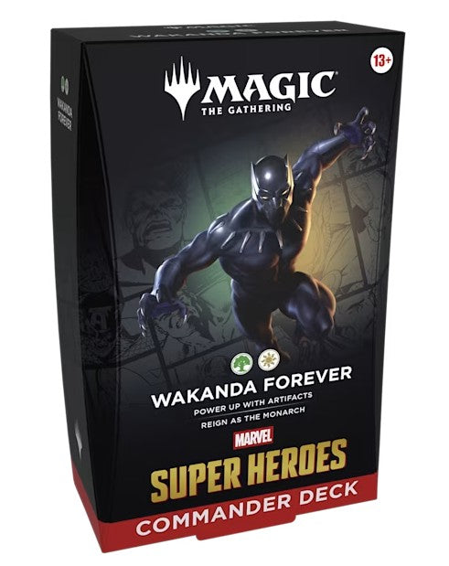WakandaForever Magic the Gathering: Marvel Super Heroes Commander Deck - Wakanda Forever (PREORDER)