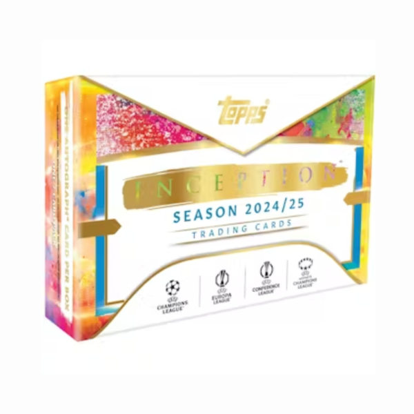 resizingforshopify-2025-12-18T133440.586 2024/25 Topps Inception UEFA Club Competitions Soccer Hobby Box