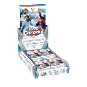 resizingforshopify-2025-12-29T171940.904 2024/25 Topps Chrome UEFA Women's Champions League Chrome Soccer Hobby Box