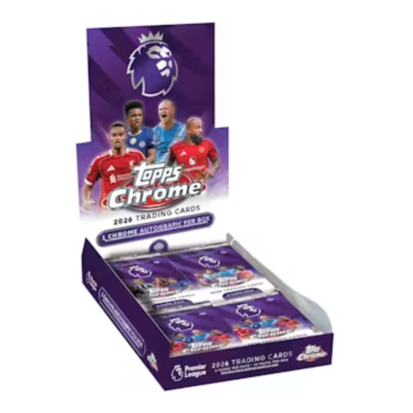 resizingforshopify-2026-01-12T123045.988 2026 Topps Chrome Premier League EPL Soccer Hobby Box