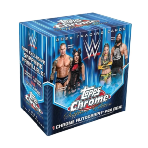 2026 Topps Chrome WWE Hobby Sapphire Box