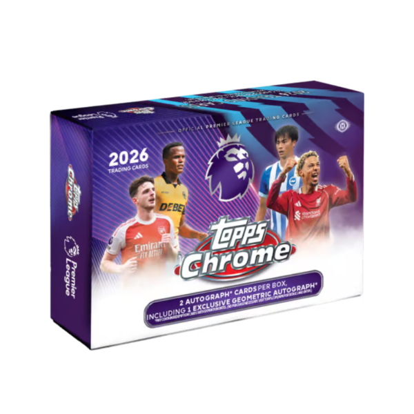 resizingforshopify_59_ff0f7c86-b6a9-4a9d-a142-7c39ac01d537 2026 Topps Chrome Premier League EPL Soccer Breaker's Delight Box