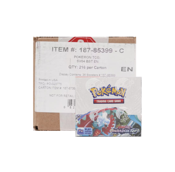 s680129065388134146_p4763_i2_w982 Pokémon Scarlet & Violet Paradox Rift 6 Booster Box Case