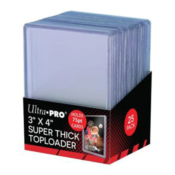 thick-ultra-pro-toploaders-75pt Ultra Pro 3x4 Thick 75pt Toploaders (25ct)